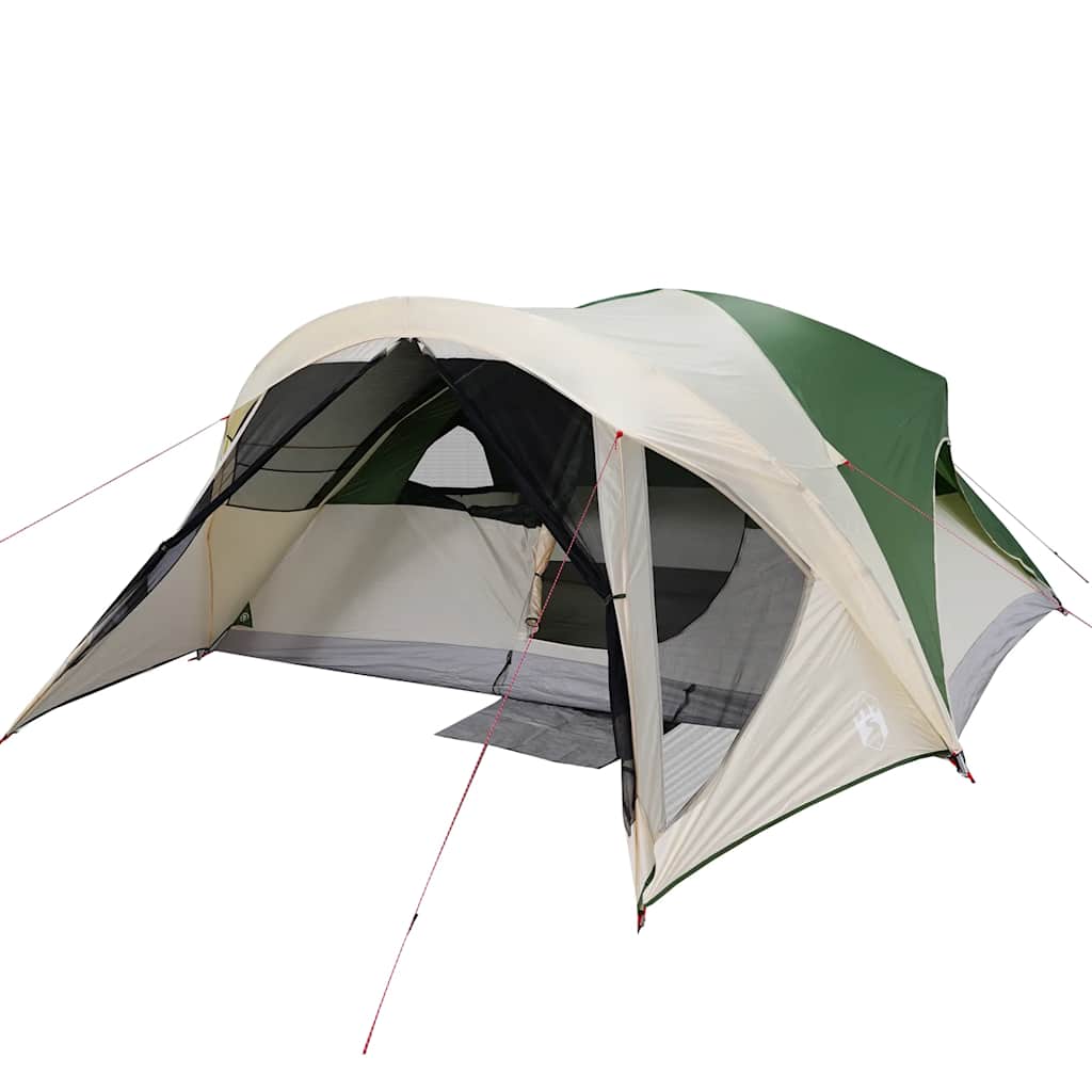 vidaXL Tienda de campaña familiar 6 personas impermeable Color Gris y naranja,  Azul,  Verde y mas