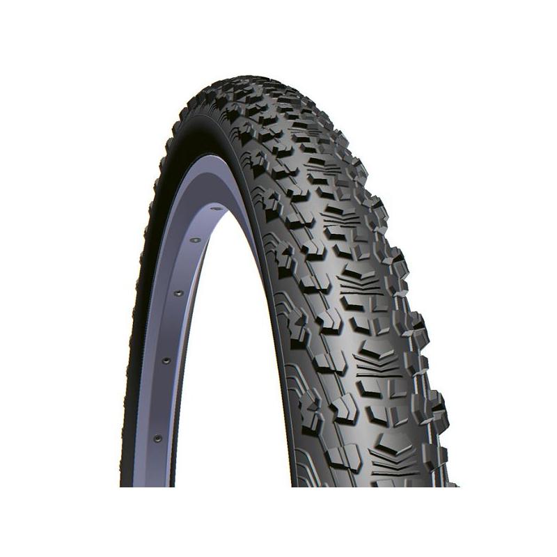 Mitas - Cubierta para bicicleta V85 Ocelot 26x2.10 con norma ETRTO 54-559, resistente y diseñada para ciclismo en exteriores, ideal para uso diario en montaña y carretera
