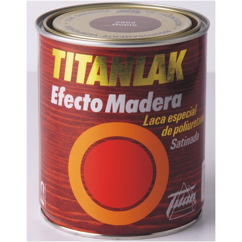 PINTURA TITANLAK EFECT. MADERA ROBLE 375 ML TITAN