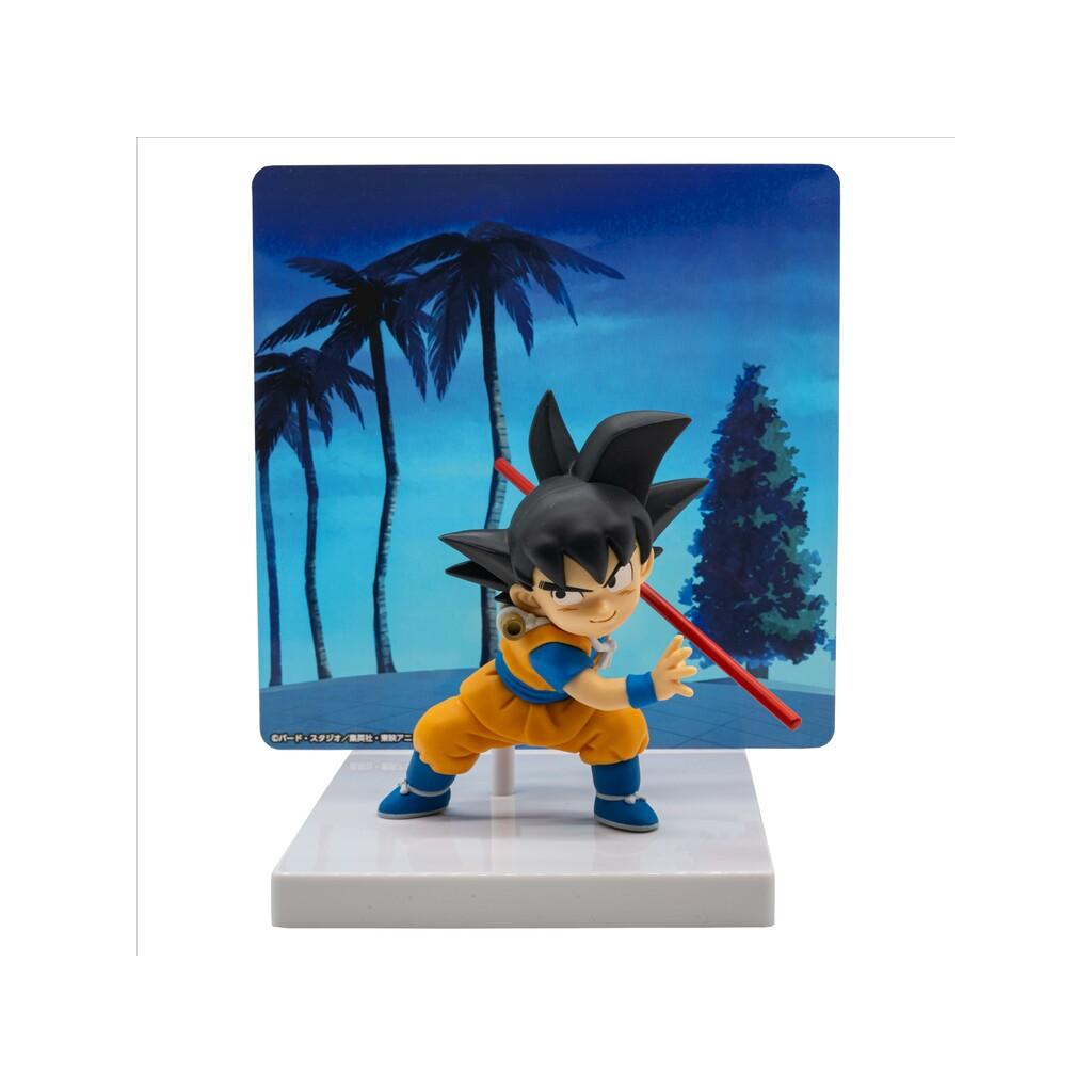 Dragon Ball Daima Figura Son Goku con Panel de 14 cm Juguetes Banpresto