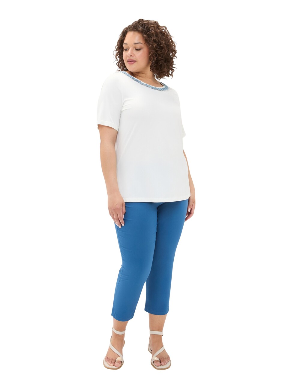 Fiorella Rubino - Pantalones Capri con aberturas