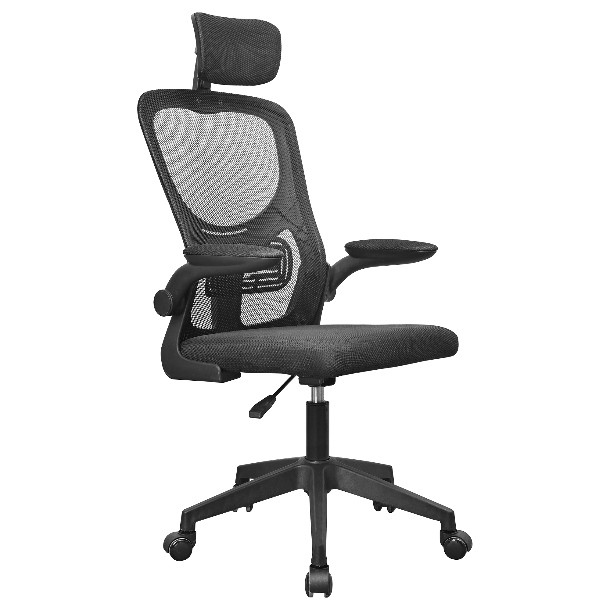 Mars Gaming MGC-ERGOPLUS, Silla Ergonómica Profesional, Soporte Lumbar Dinámico Adaptable, Malla Transpirable, Altura Regulable entre 115-125cm, Reposabrazos Plegables, Reposacabezas Ajustable, Silla Gaming Gris, Negra, Blanca, Azul o Rosa