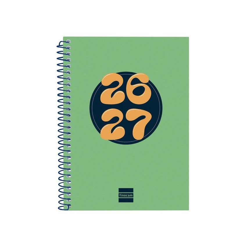 FINOCAM AGENDA ESCOLAR 26-27 8º SVH COOL VERDE ESPIRAL