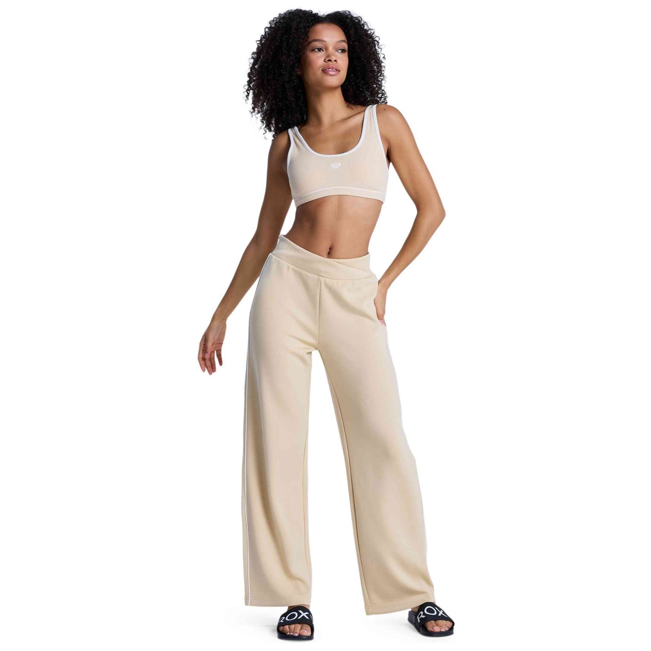 Pantalon De Chandal Roxy modelo R&V CROSS PANTS (TGJ0) para Mujer en color Beige
