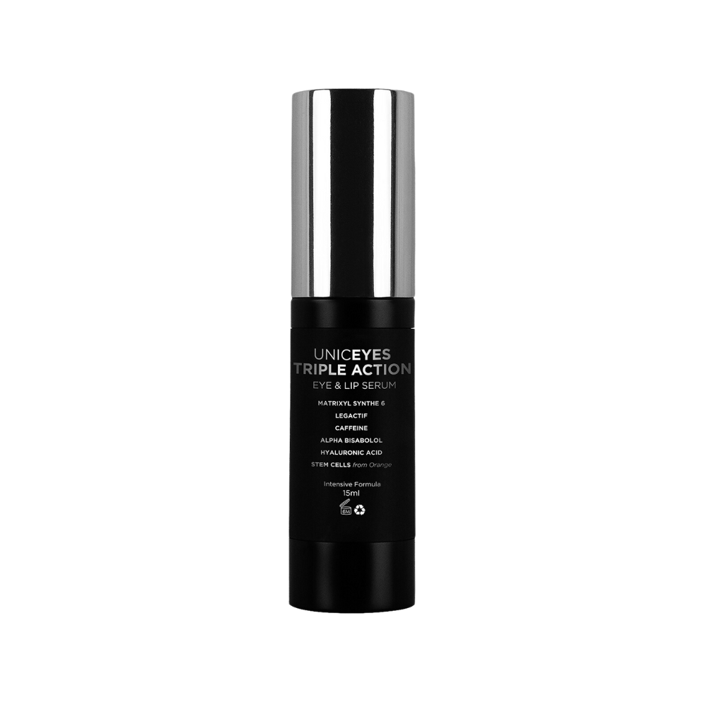 UNICSKIN - UNICEYES TRIPLE ACTION Crema para el Contorno de Ojos y Labios de Triple Acción con Ácido Hialurónico