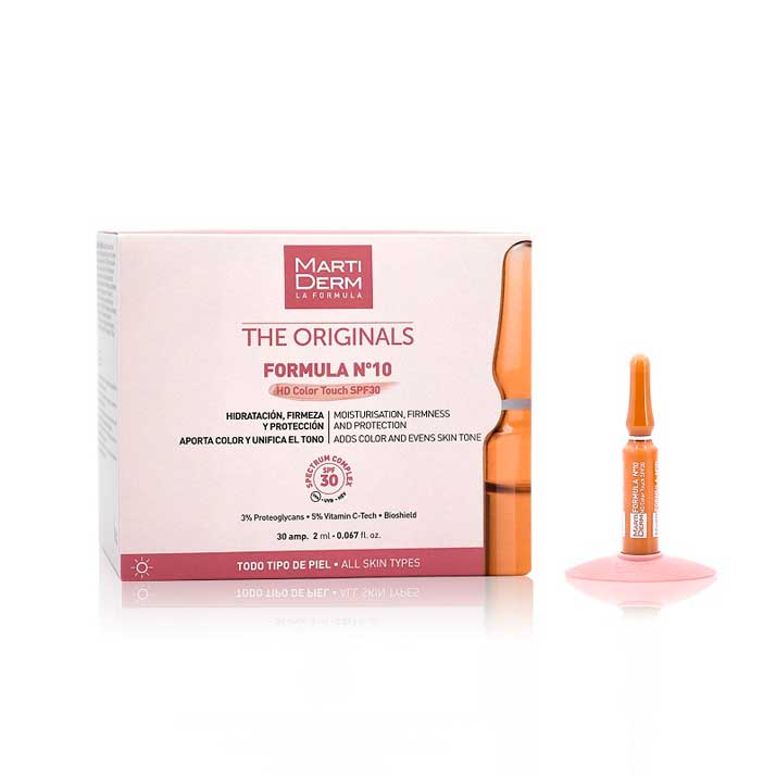 Martiderm Formula Nº10 Hd Colour Touch Spf 30 30 Ampollas