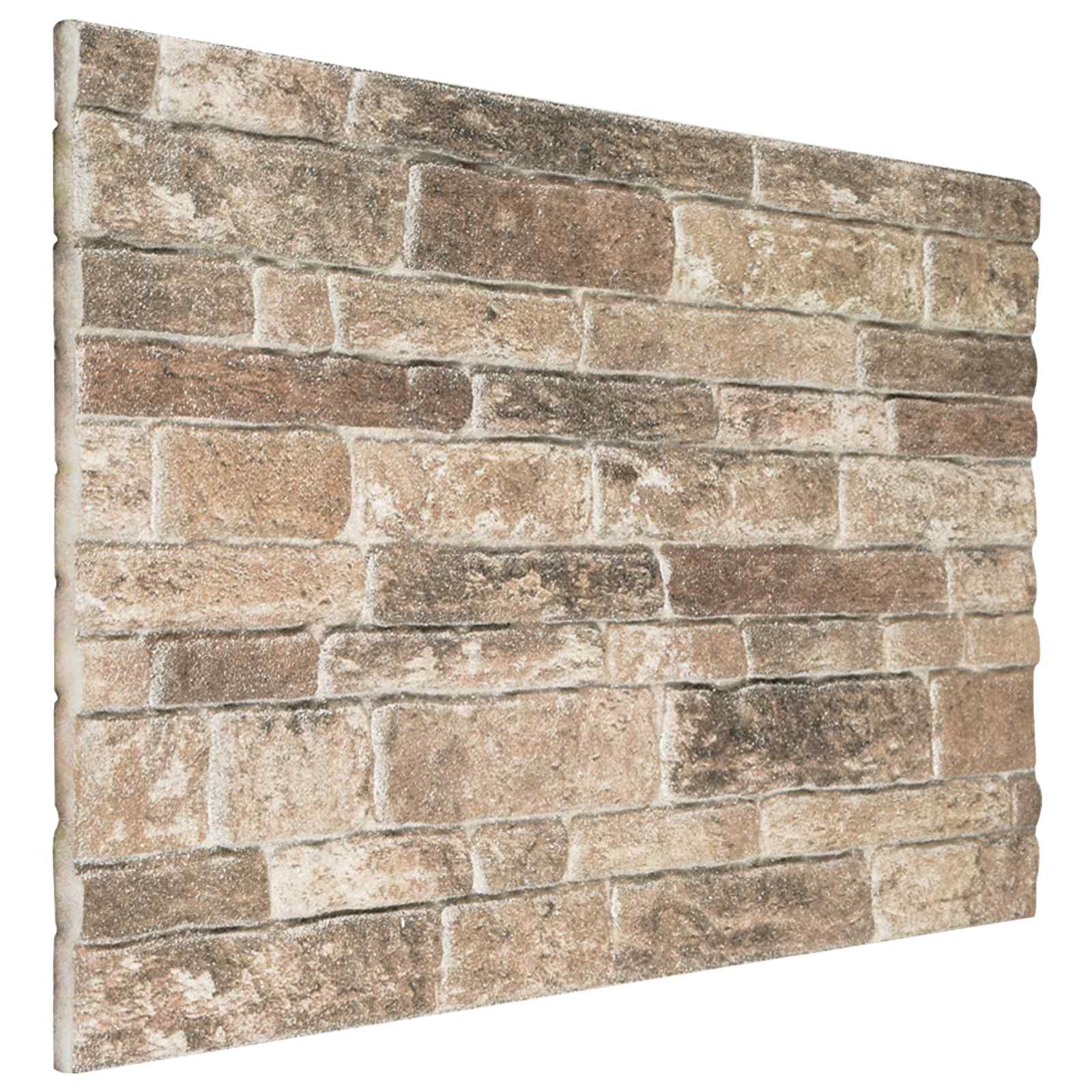 vidaXL Paneles de pared 10 pcs 100 x 50 cm Espuma EPS Multicolor