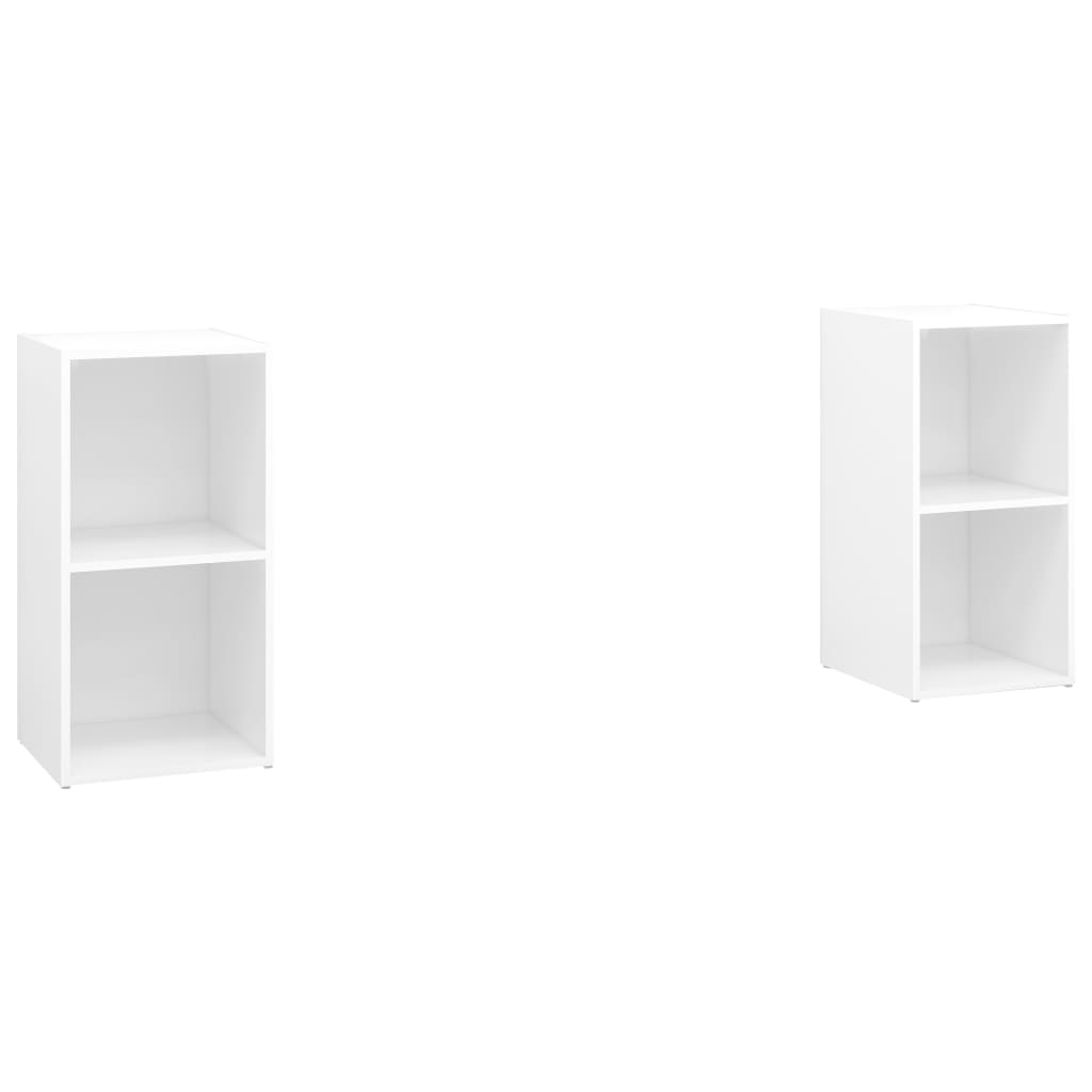 vidaXL Muebles para TV 2 uds madera de ingeniería 72x35x36,5 cm, Mueble de Salon, Mueble TV, Mueble TV salon, Mesa de TV, Mueble tele