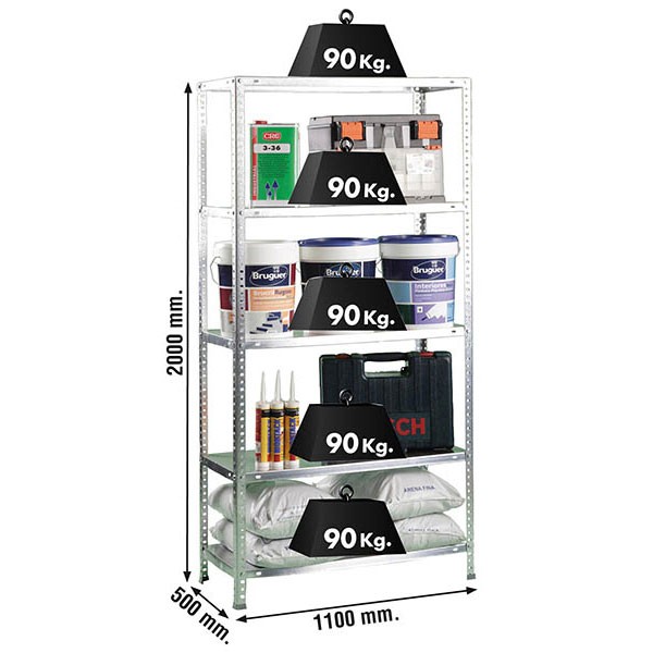 Estantería SIMONRACK SIMONRACK SimonrackComfort superplus 5/500 galva
