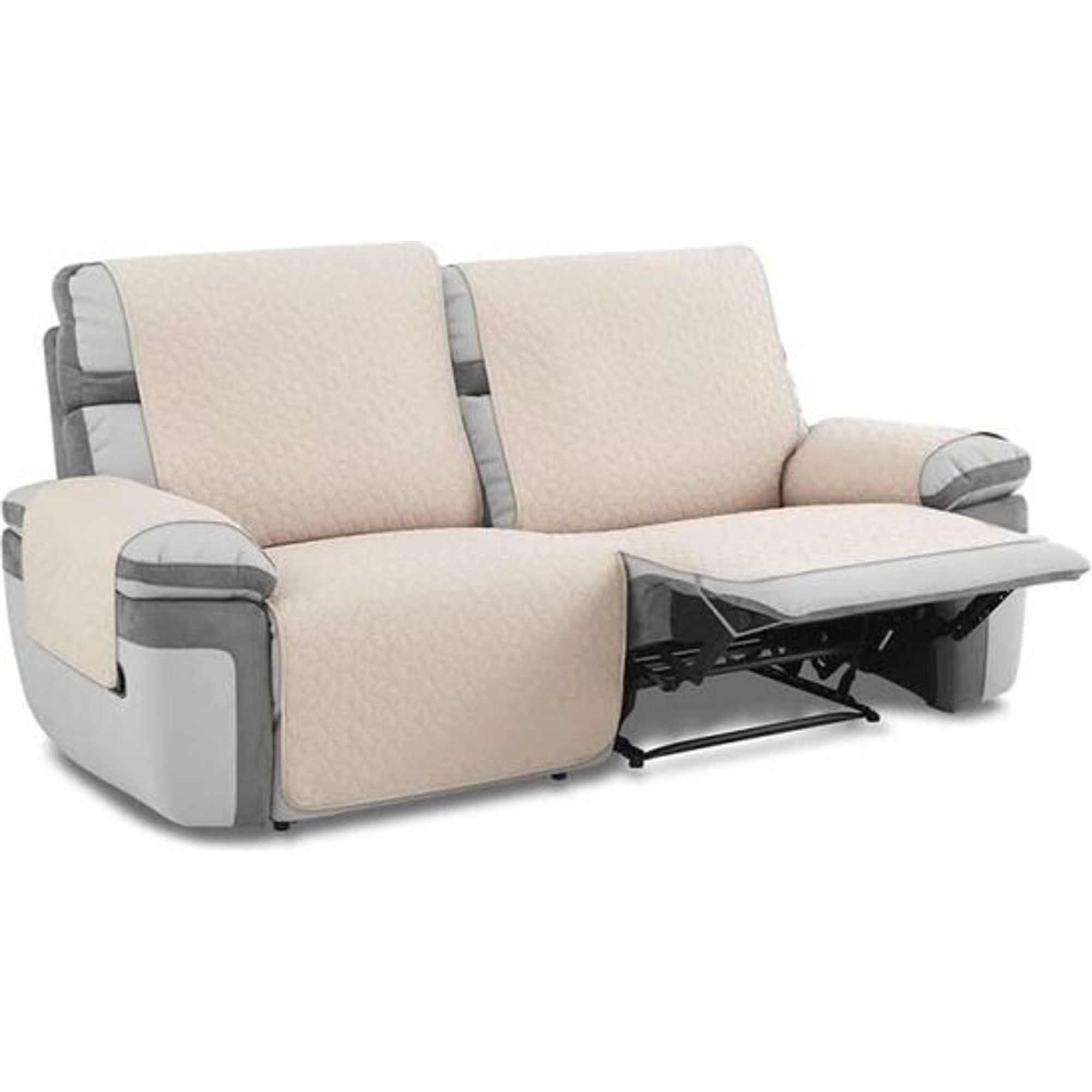 MAXIFUNDAS FUNDAS DE SOFA & CHAISE LONGUE - Funda Cubre Sofá Acolchado Relax Slam: Protección Impermeable y Antideslizante para Sofás de 2 y Sofás 3 Plazas - Funda Sofá Antideslizante y Protección total a tu Sofa - Funda Sofá Made in Spain