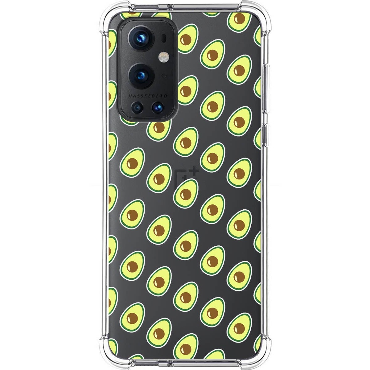 Tumundosmartphone Funda Silicona Antigolpes para OnePlus 9 Pro 5G diseño Aguacate Dibujos