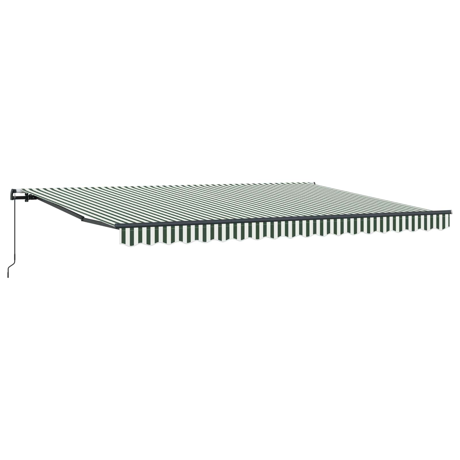vidaXL Toldo Retráctil Poliéster y Acero 450 x 350 cm Multicolor