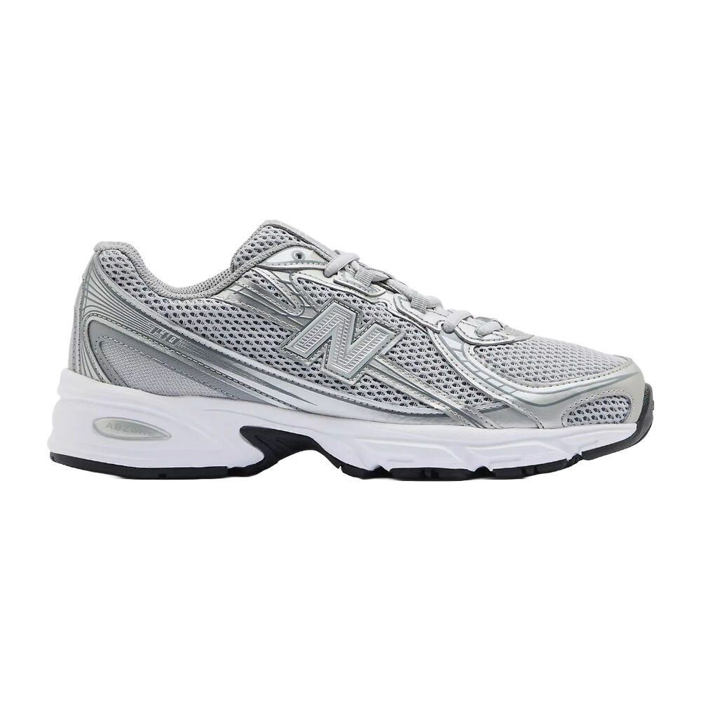 Zapatillas New Balance Plateadas 740 Castlerock - Slate Gray y Silver Metallic con entresuela ABZORB