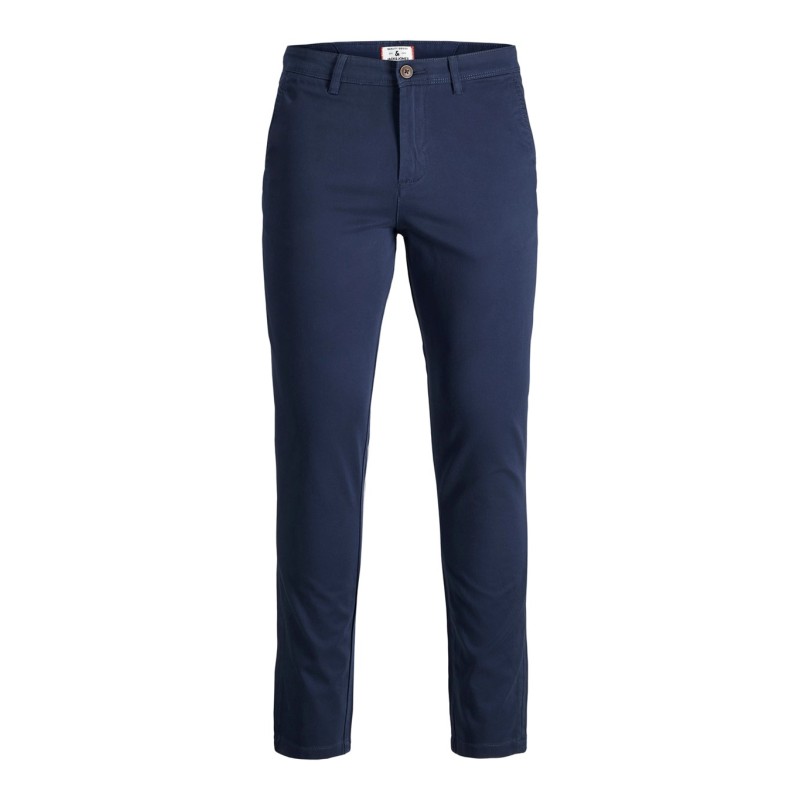 JACK&JONES - Pantalón de vestir para niño en color azul marino de corte Slim