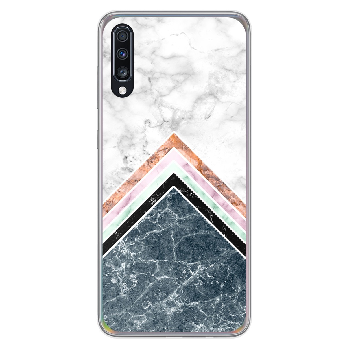 Tumundosmartphone Funda Gel Tpu para Samsung Galaxy A70 diseño Mármol 05 Dibujos