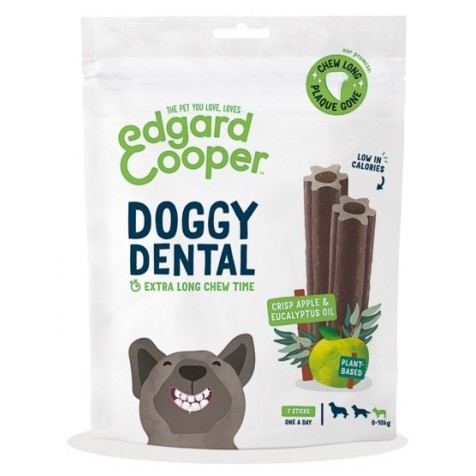 Edgard & Cooper Dental Sticks Manzana y Eucalipto para Perros S - 7 sticks