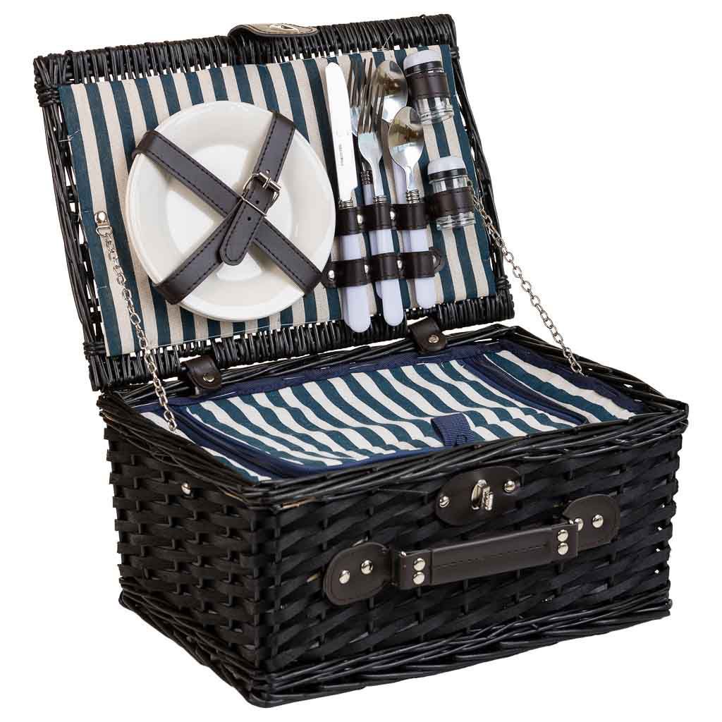 Cesta De Picnic 2 Servicios Azul 26x38x19cm, El mejor complemento para tu hogar