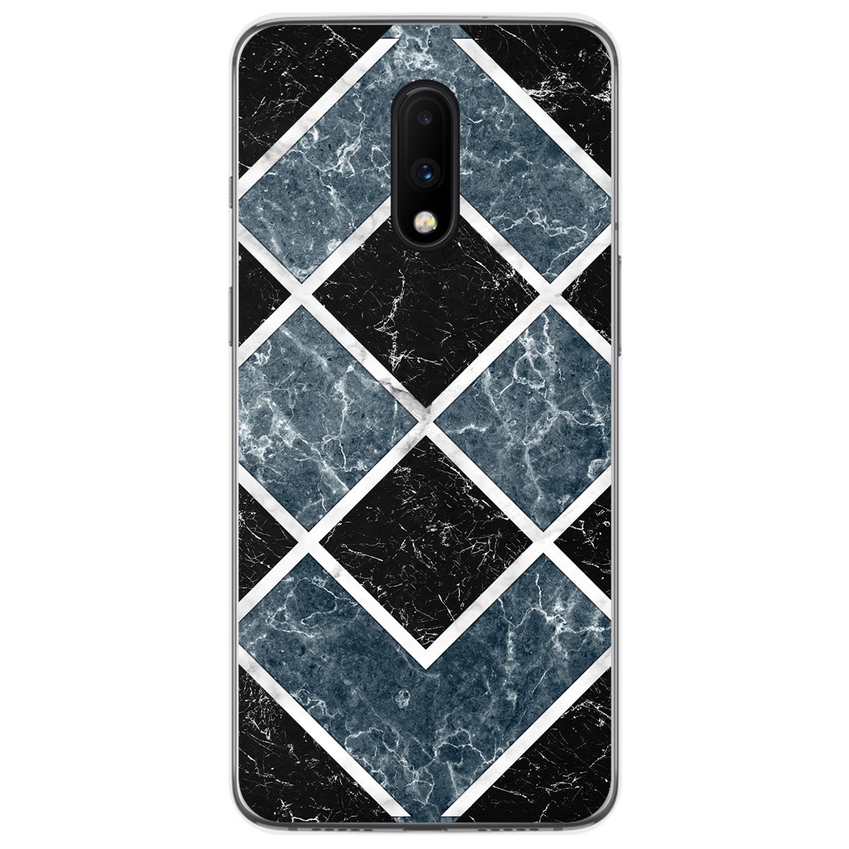 Tumundosmartphone Funda Gel Tpu para Oneplus 7 diseño Mármol 06 Dibujos
