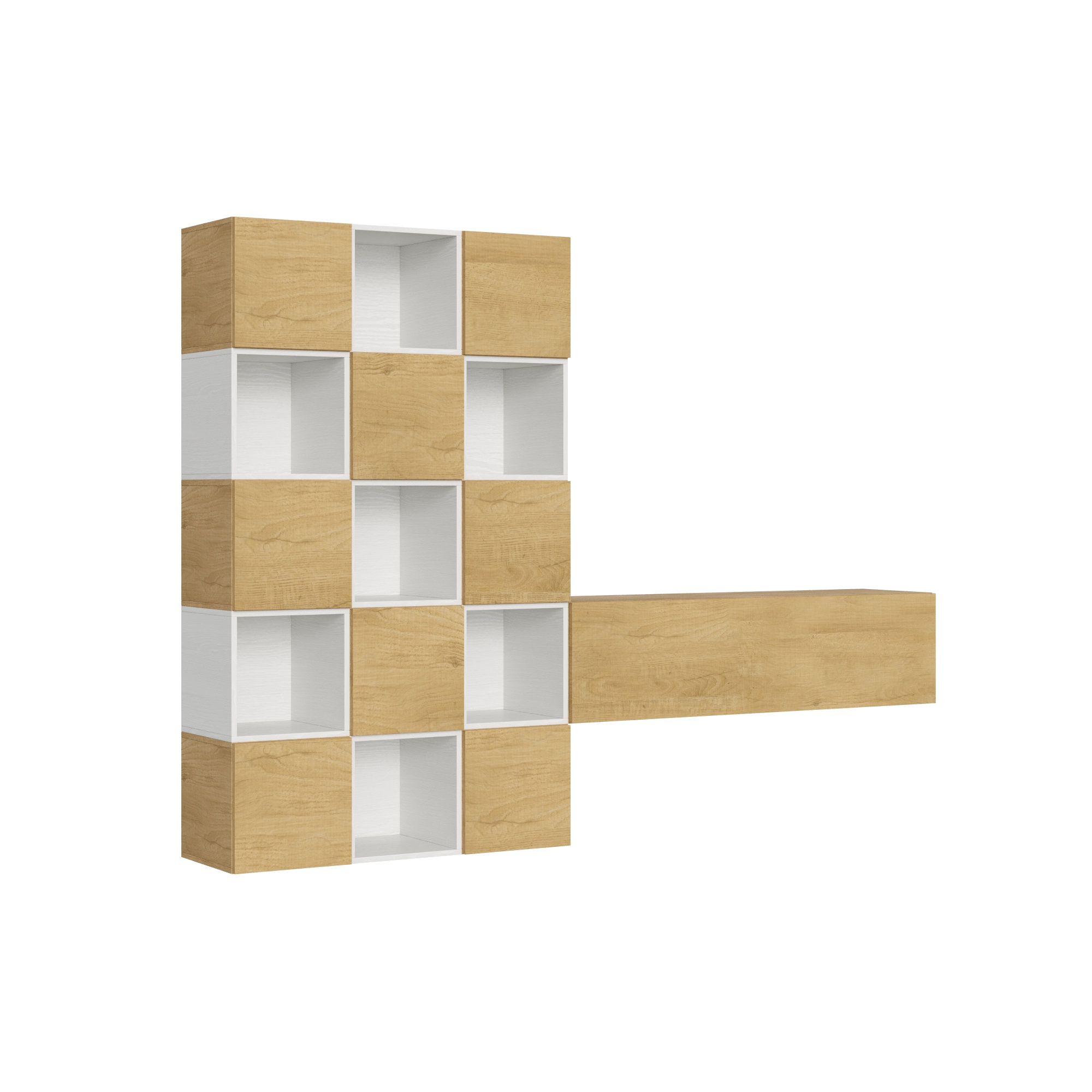 Composición de pared de salón A101 An.274 Al.200 Pr.39,2 - Itamoby