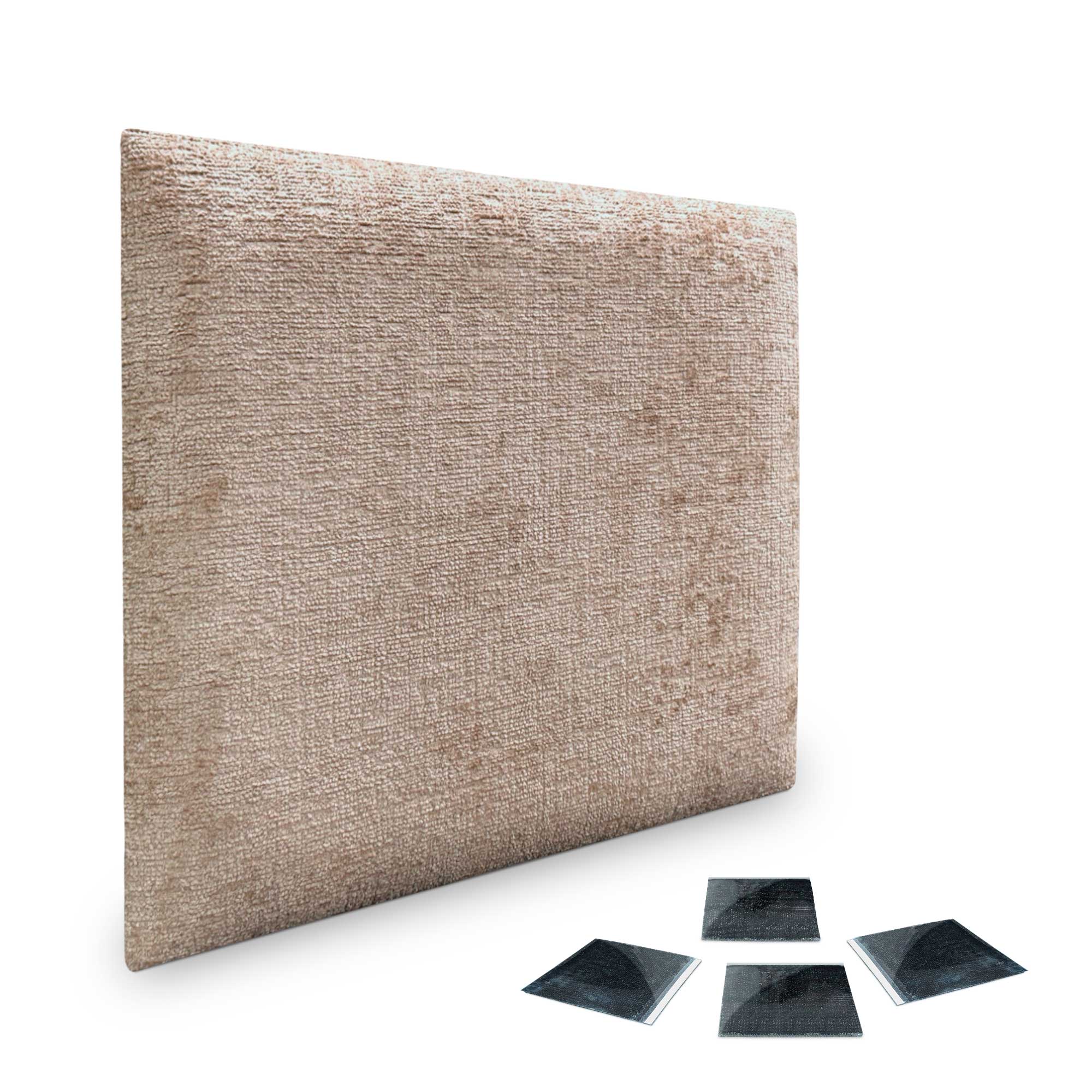 DHOME Juego de Paneles Tapizados de Lana Ecológica Pack Autoadhesivos para Pared Acústicos Absorbentes Protección