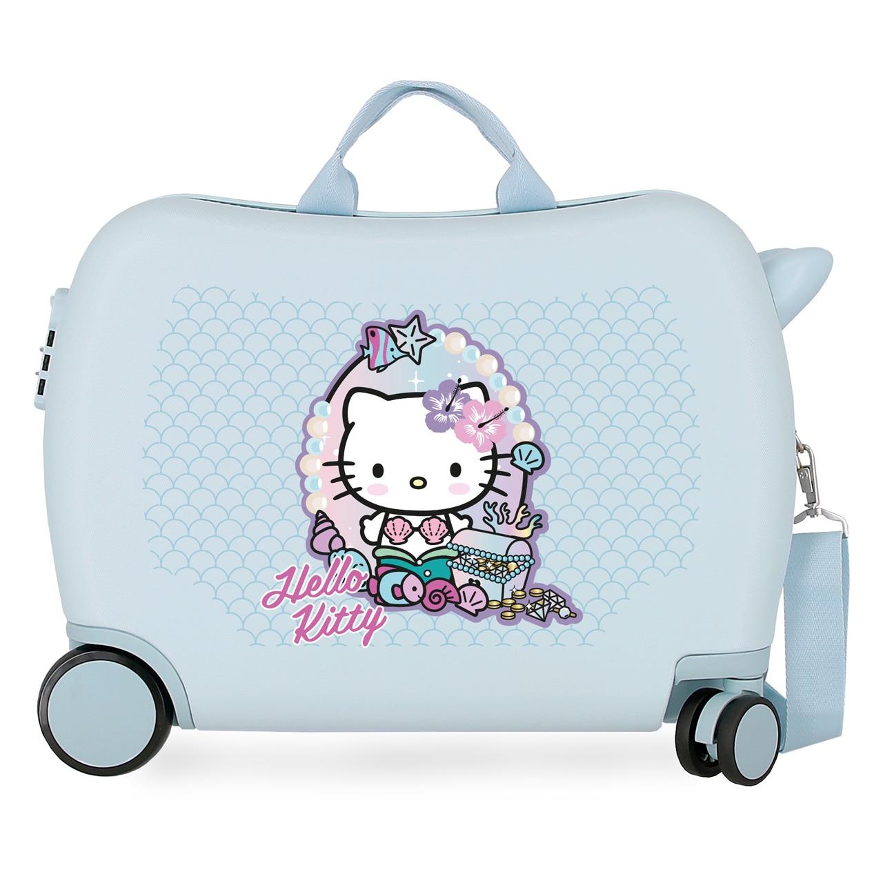 Maleta infantil Hello kitty Mermaid Kitty azul claro 38x20x50 cm
