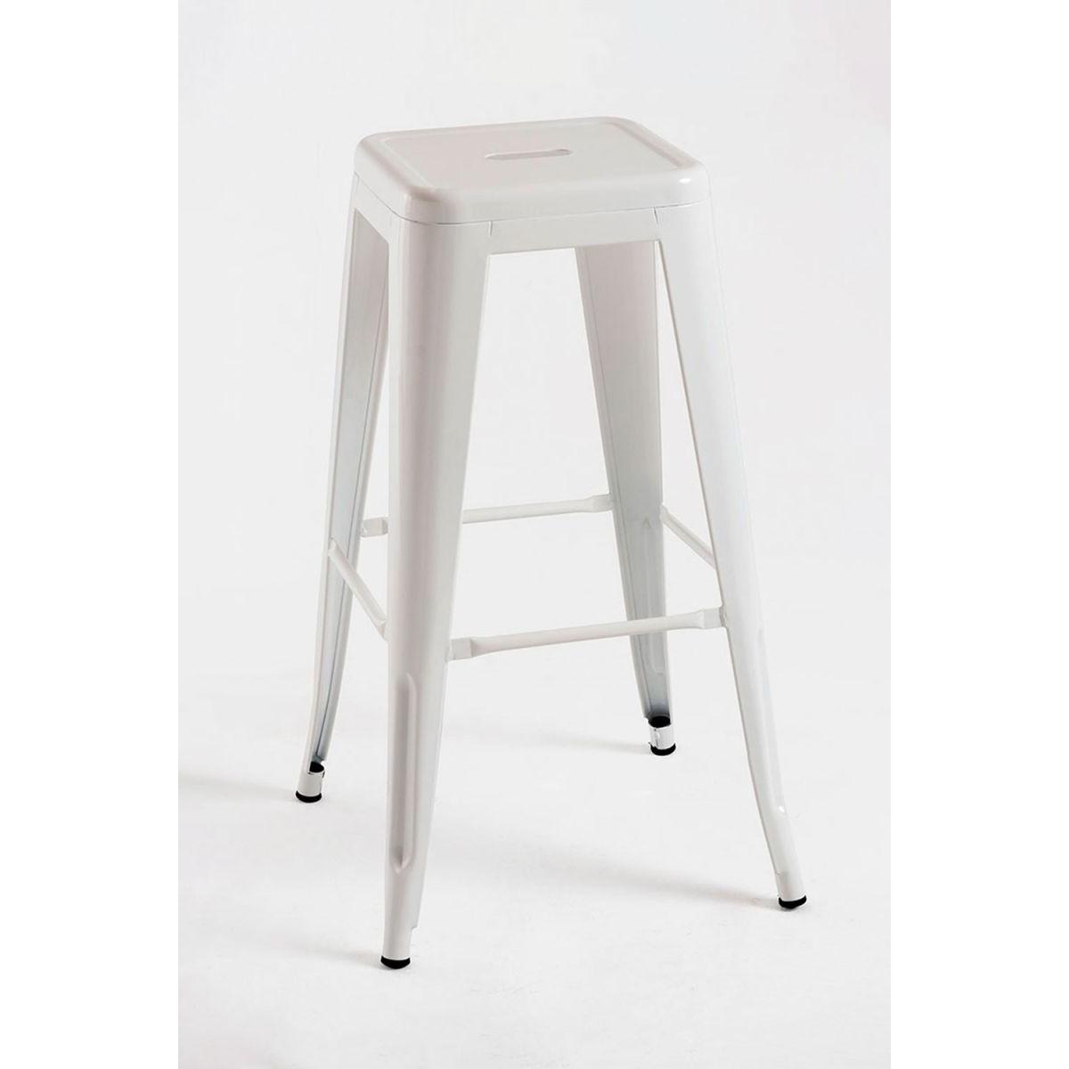 Regalos Miguel - Packs Taburetes Altos - Pack 6 Taburetes Torix Altos - Blanco