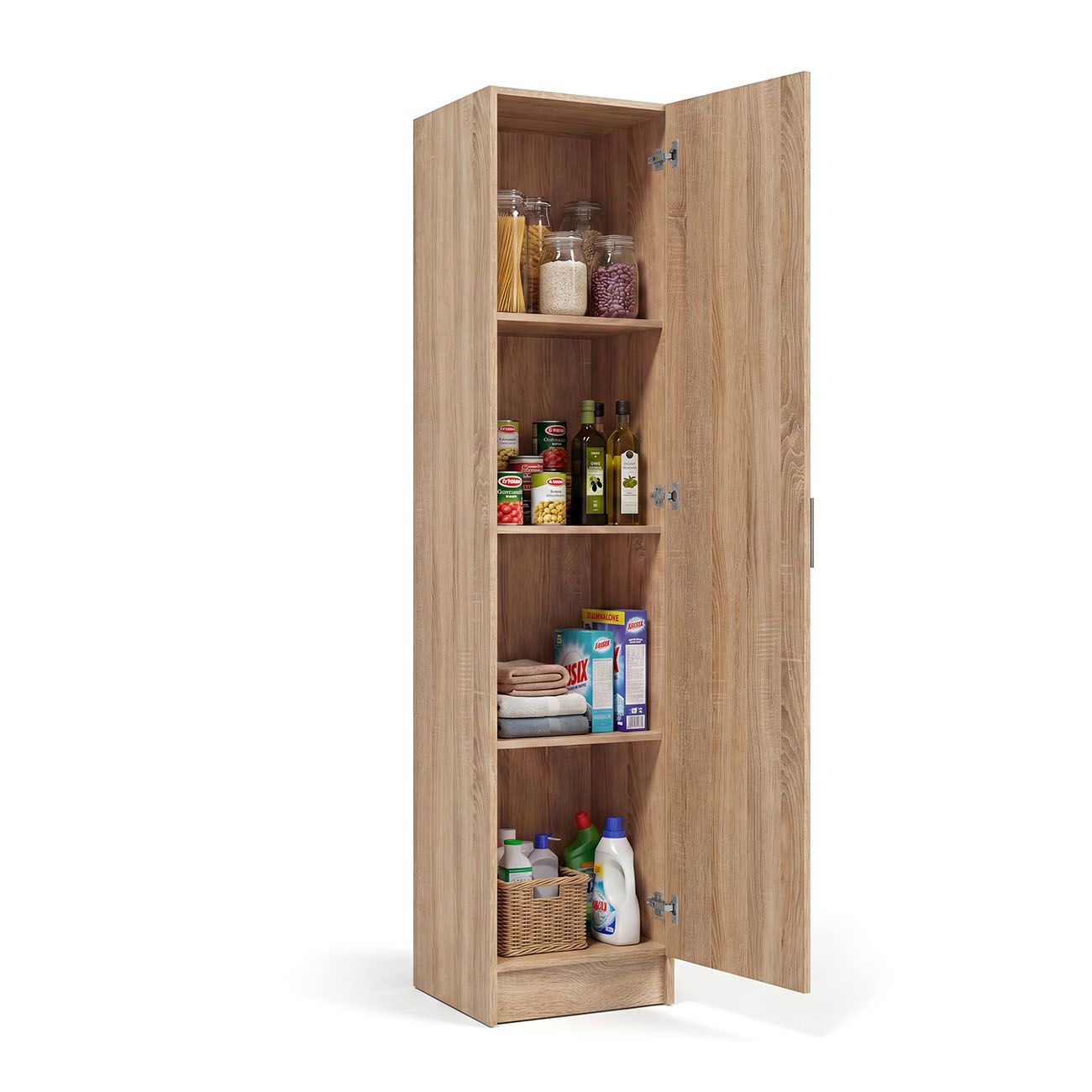 duehome - Armario de 1 puerta 37x180 cm Multi Useful