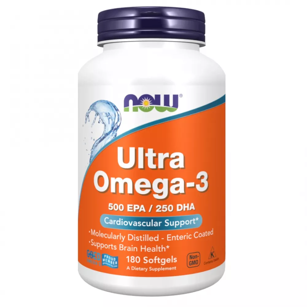 Now Foods - Ultra omega-3 1000mg - 180 perlas