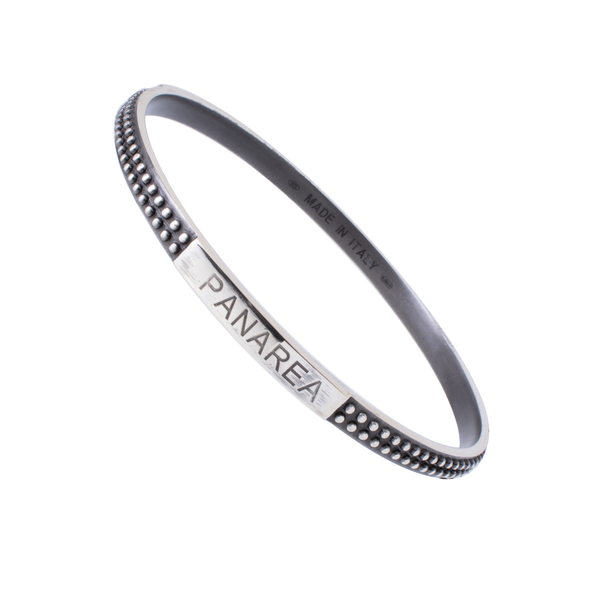 Pulsera de Plata Panarea Mujer - Modelo BS12OX - Talla 7 CM - Elegante y Moderna