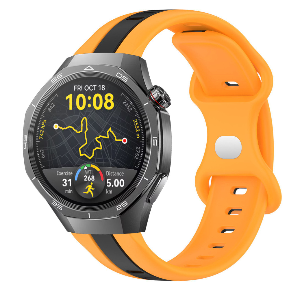 Correa de silicona para Huawei Watch GT 5 - 46mm / GT 5 - 46mm / GT 4 - 46mm / Amazfit GTR 4 / Bip 5 / Garmin Vivoactive 4, Diseño Diseño Raya Ancho 22mm