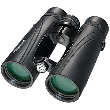 Bresser Binoculares impermeables Corvette 10x42 con relleno de nitrógeno, prismas de vidrio BaK-4, oculares LE para un uso cómodo, revestimiento multicapa y funda de transporte de nailon