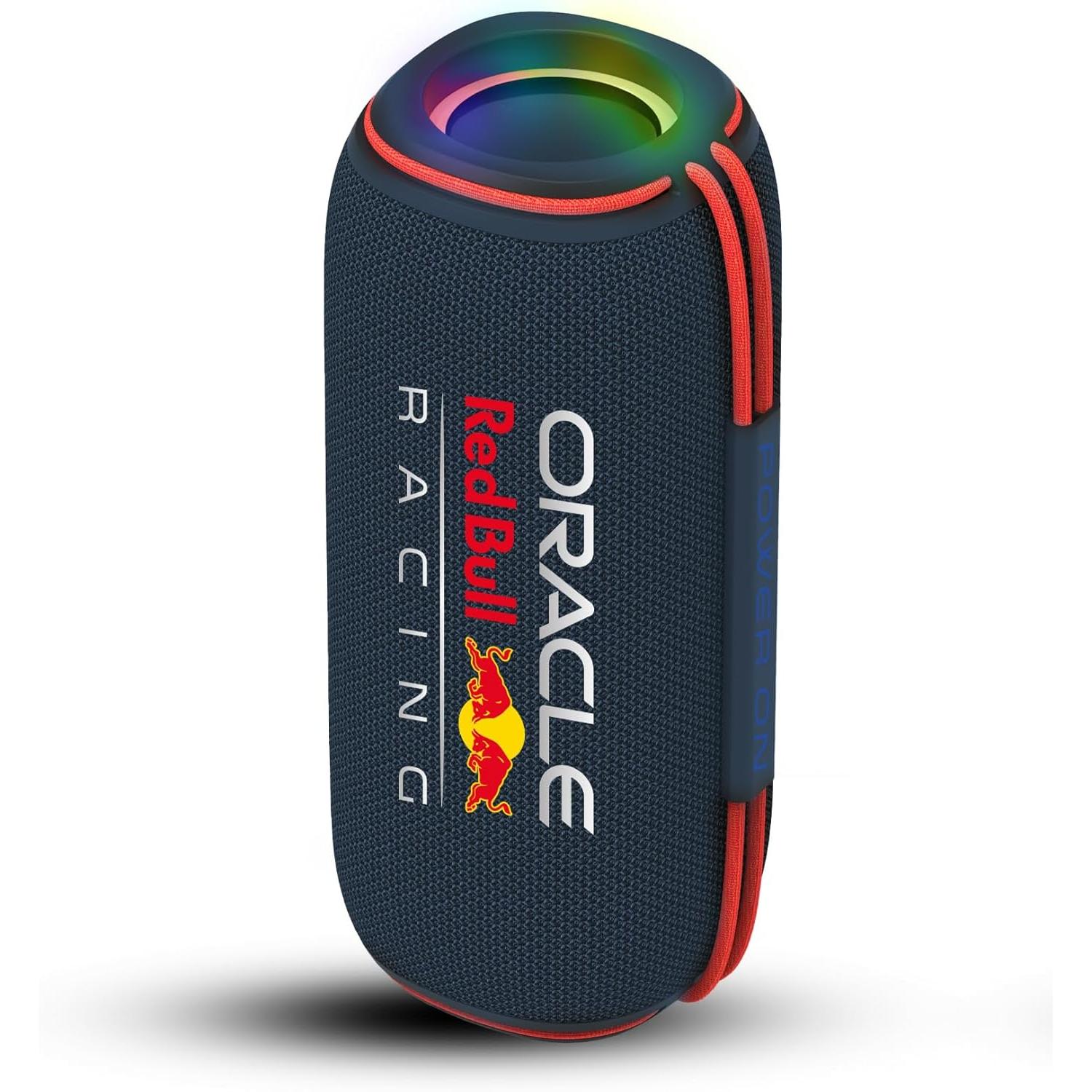 Red Bull Racing - Altavoz Bluetooth Portátil RACE con 24W RMS, 50W pico, batería 6000 mAh y resistencia IPX5 para exterior, piscina y entrenamientos