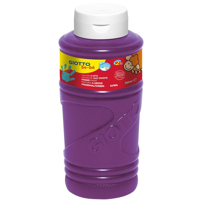 GIOTTO PINTURA DEDOS GIOTTO BEBE 750 ML VIOLETA PINTURA DEDOS