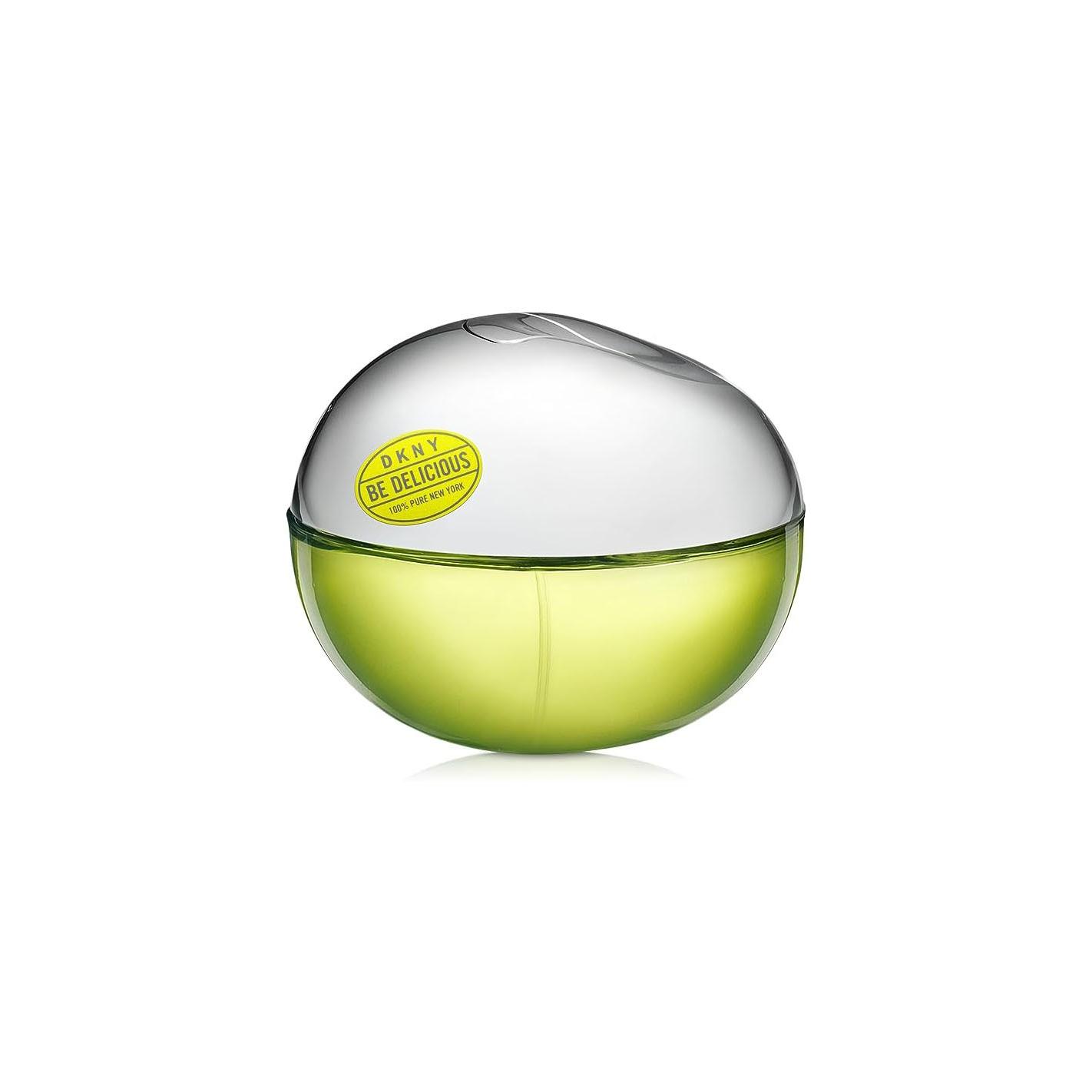Donna Karan - Be Delicious EDP Perfume de Mujer Eau De Parfum con notas frescas de pepino, pomelo y rocío, combinadas con muguet blanco y rosa violeta, sobre fondo cálido de sándalo, maderas claras y ámbar blanco