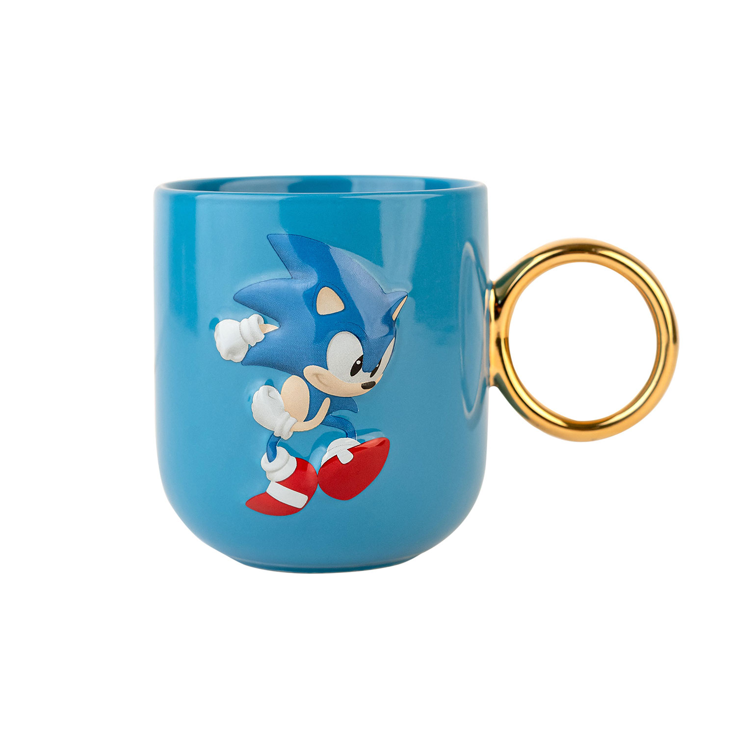 Taza 3D Sonic The Hedgehog | Cerámica | Esmaltado Brillante | 350 Ml