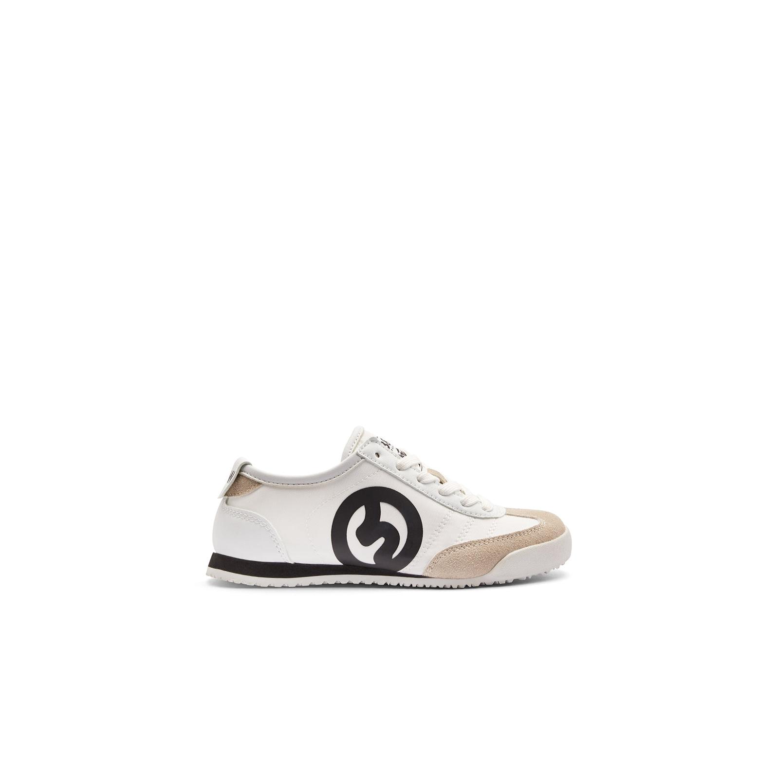 B&W Break&Walk - Zapatillas Bajas de Niños Con Cordones en Blanco para Niña