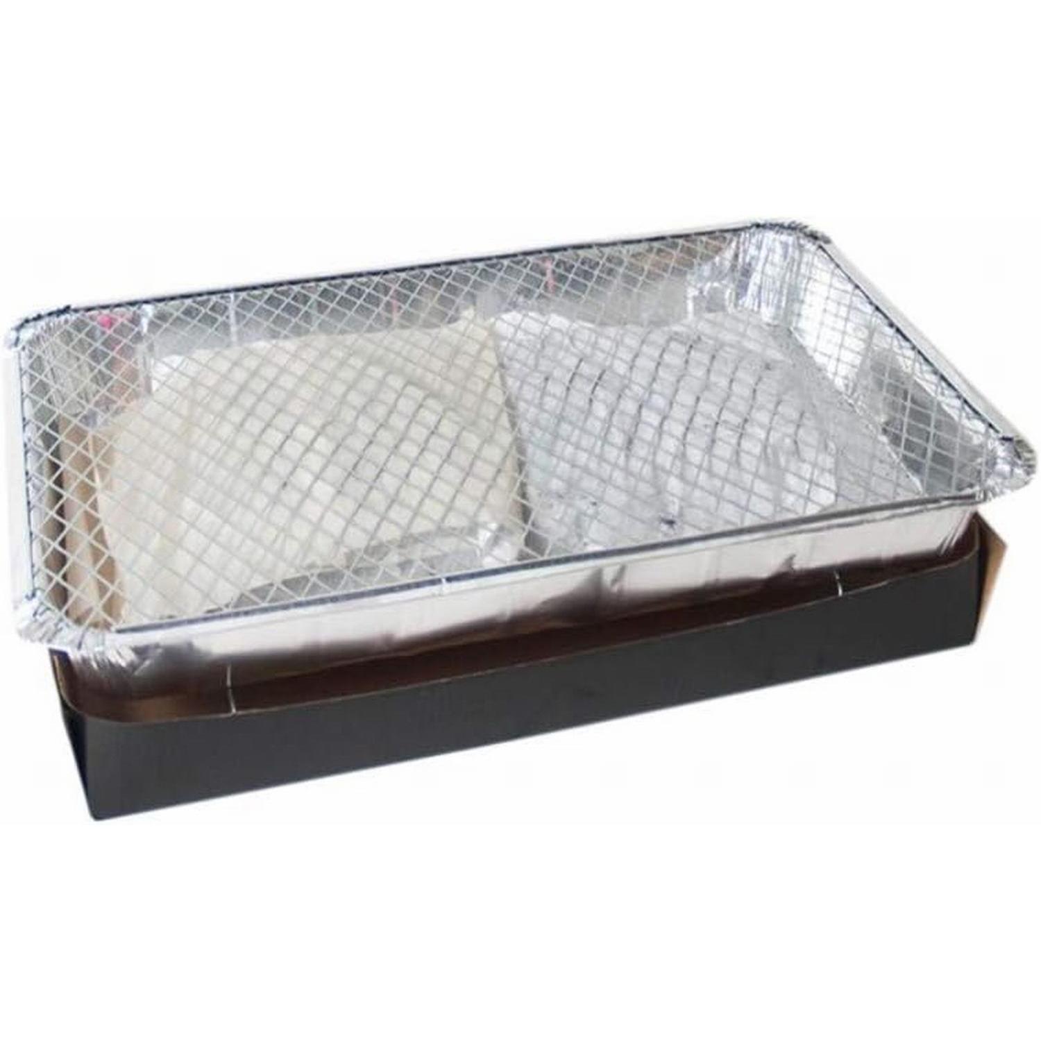 Barbacoa Desechable Gerimport con Carbón 46 X 30 Cm - Fácil de Usar y Portátil