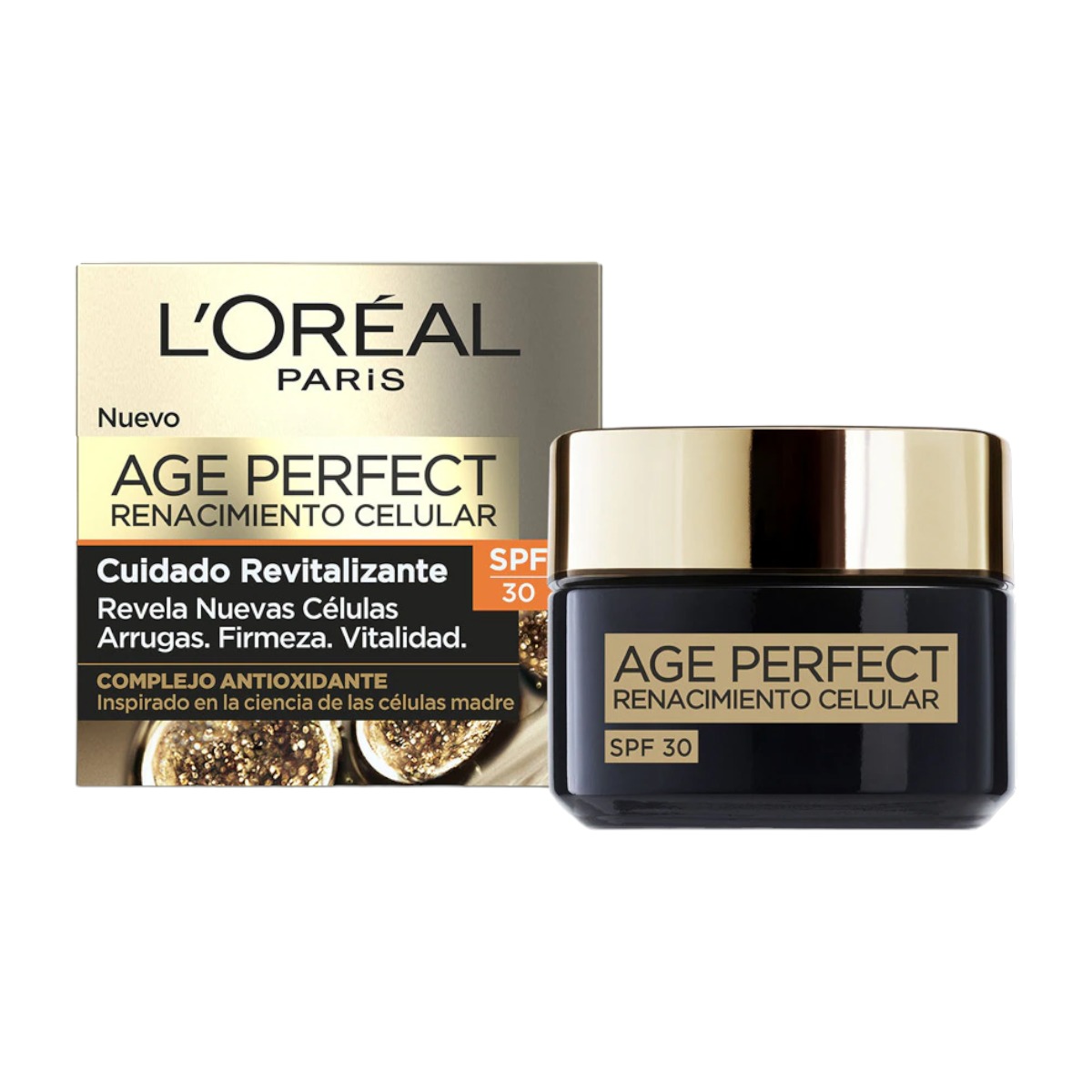 L'Oreal París Maquillaje - L'ORÉAL PARIS Crema regeneradora Age Perfect Renacimiento Celular SPF30 50 ml