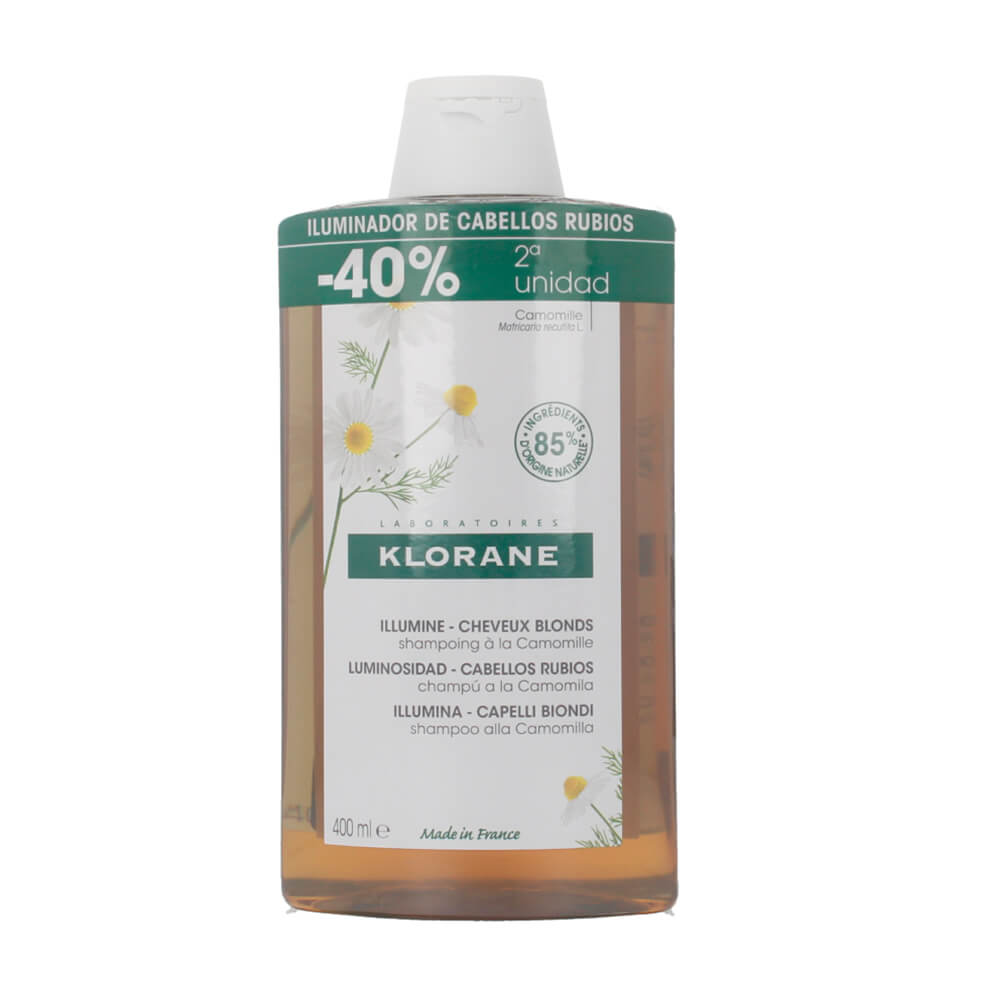 Klorane Camomila Champú 400Ml Duplo