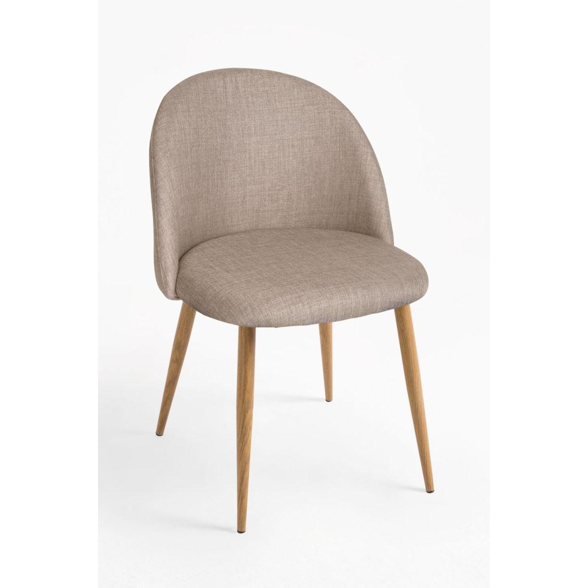 Regalos Miguel - Sillas Comedor - Silla Vint Tela - Beige
