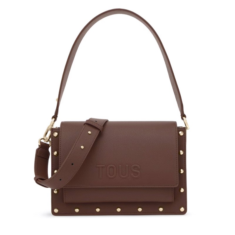 Bandolera Mediana Tous Marrón Audree Studs 2002375243