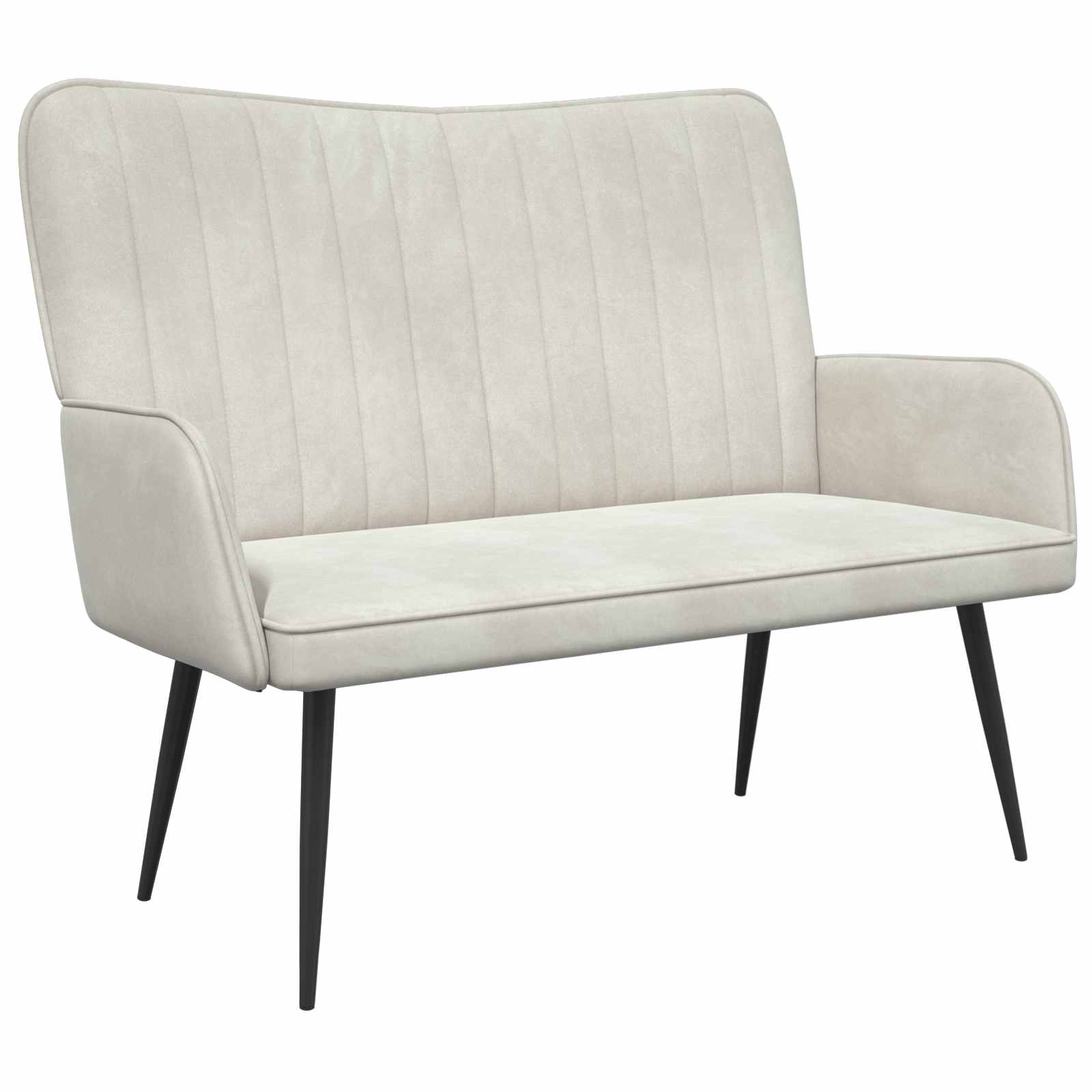 vidaXL Sofá de 2 Plazas 115 x 61 x 87 cm Terciopelo Multicolor