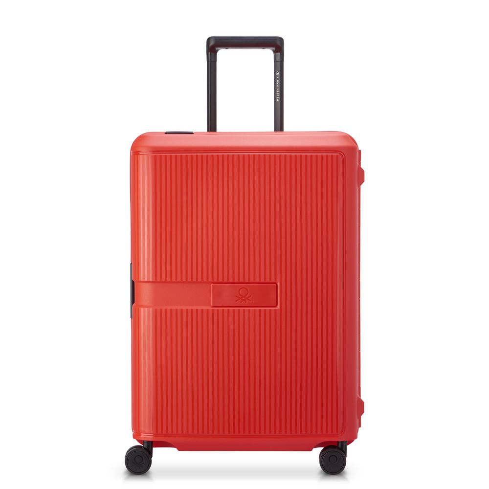 DELSEY PARIS Maleta mediana 66 cm COLOR BLOCK HARDSIDE, 73 L, TSA , rígida, 4 ruedas dobles, de Polipropileno. Varios colores