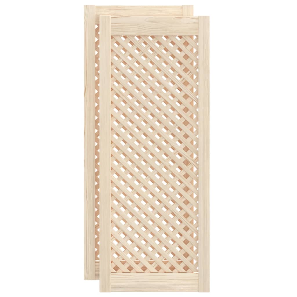 vidaXL Puertas de Armario Entramado Paneles de Aparador Madera de Pino Dimensiones 39.5 x 39.5 cm,  49.5 x 39.5 cm,  39.5 x 61.5 cm y mas