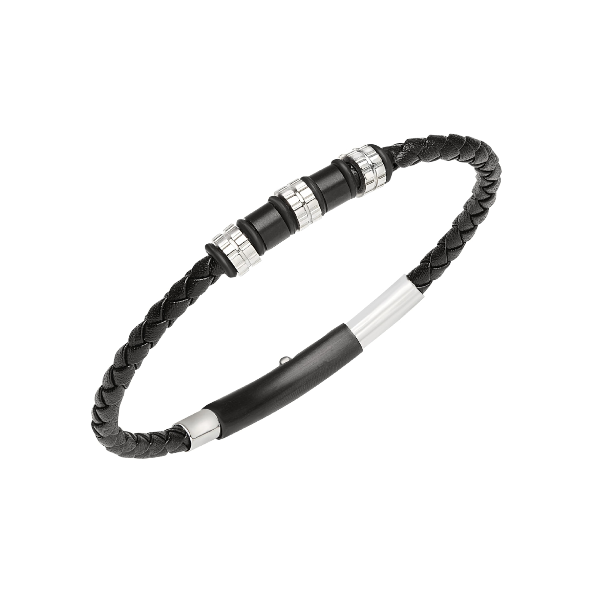 BREIL  Colección WANDERLUST, Pulsera Hombre en PELLE E Acero, Ideas de regalos para Hombre