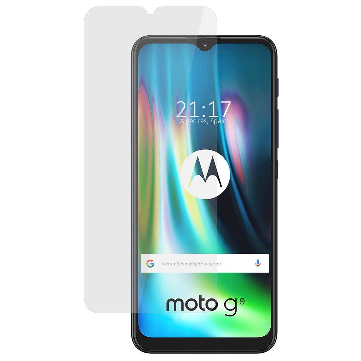 Tumundosmartphone Protector Cristal Templado para Motorola Moto G9 Play / E7 Plus Vidrio
