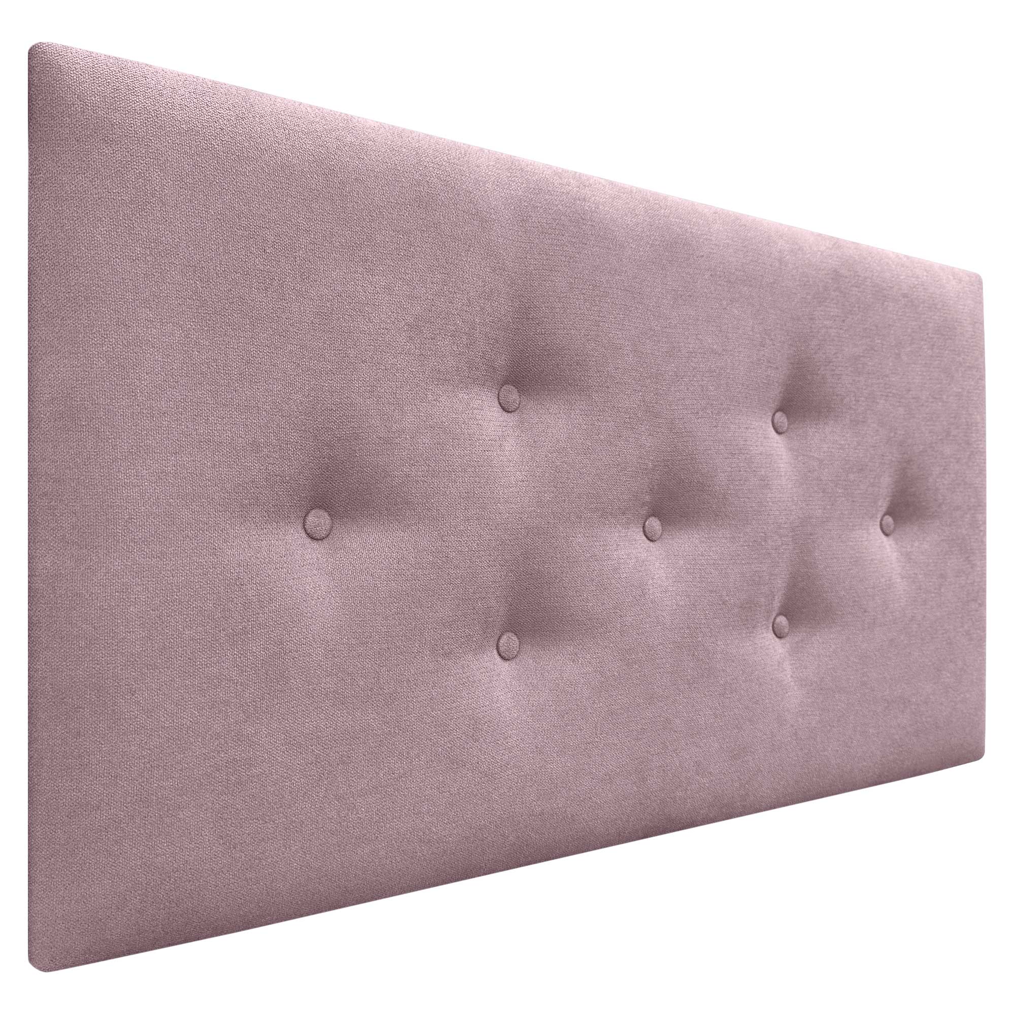 DHOME Cabecero de Tela ACUALINE con 3 Hileras Intercaladas de Botones Cabezal Tapizado Cama Lujo