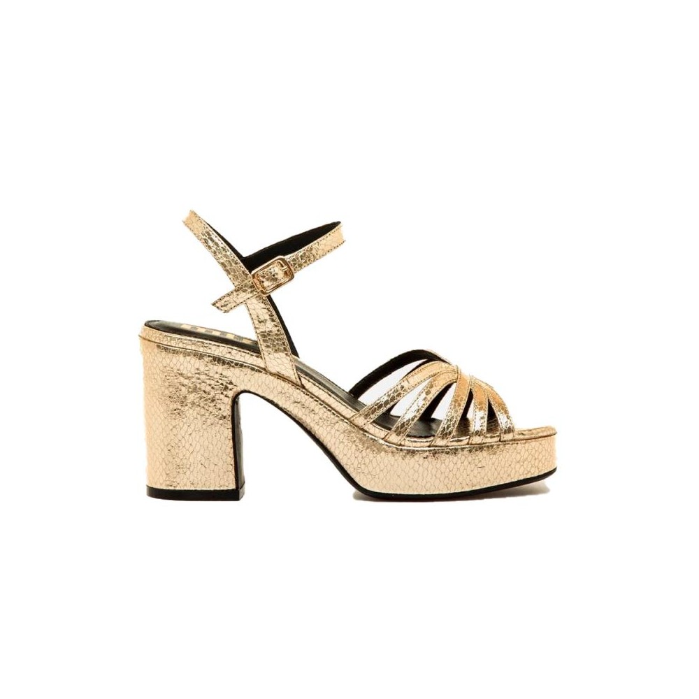 Sandalias de Tacón Mujer Mustang 56646 Oro