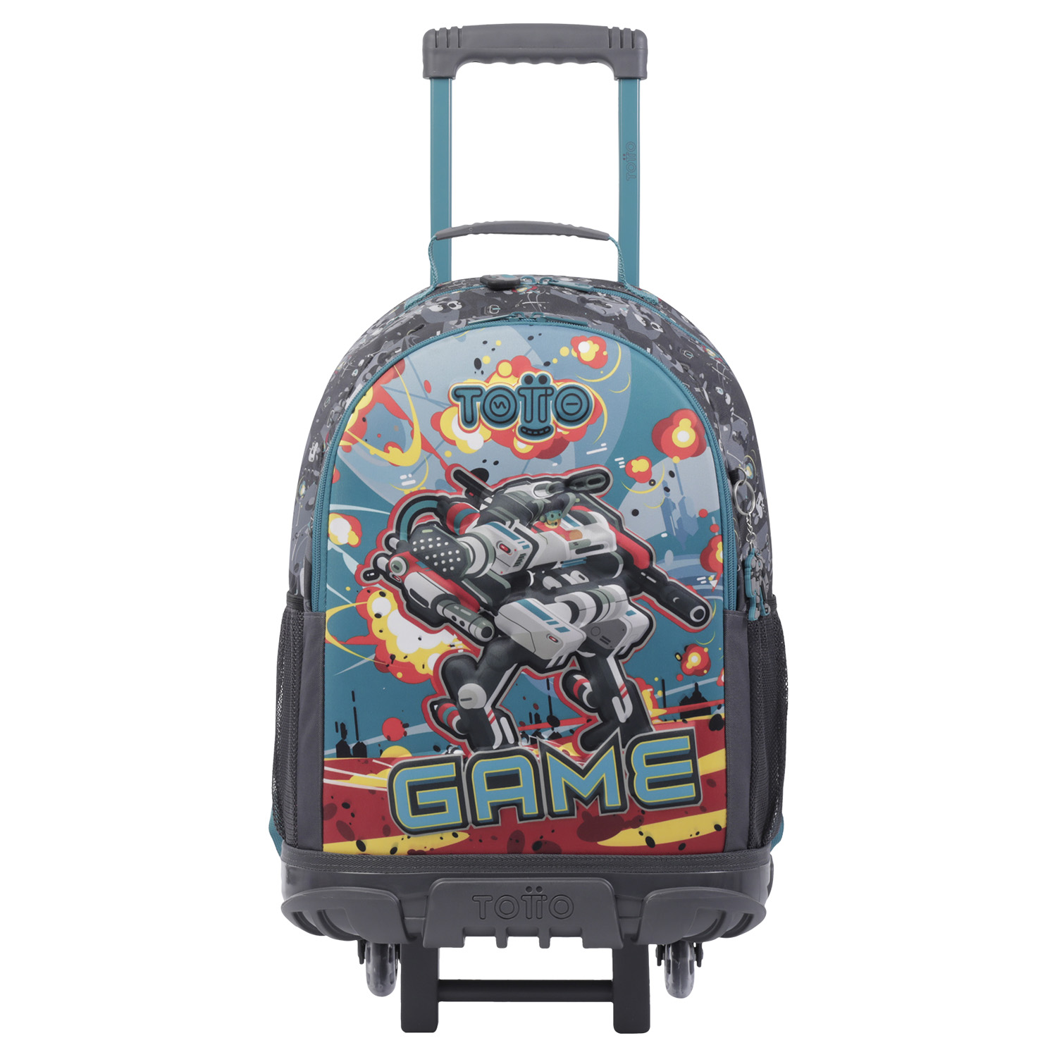 Totto Mochila infantil ruedas  Material: Poliéster 33 x 48 x 36 cm