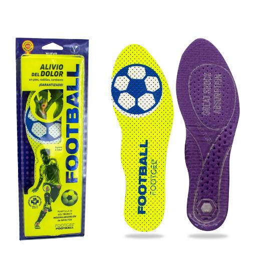 Footgel Plantillas Fútbol Certificadas - Absorción de Impactos - Protección para Futbolistas - Ed. Football